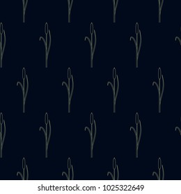 Vector seamless background with vintage art deco pattern for design, print, embroidery.