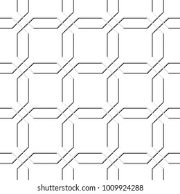 Vector seamless background with vintage geometrical pattern for design, print, embroidery.