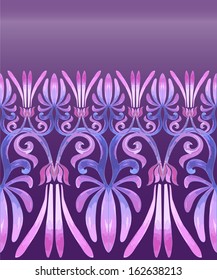 vector seamless background with watercolor greek design pattern