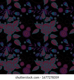 Fondo transparente para vectores con flores silvestres
