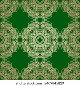 Vector seamless background for yoga, meditation poster, banner, wallpaper and your desired ideas