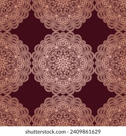 Vector seamless background for yoga, meditation poster, banner, wallpaper and your desired ideas