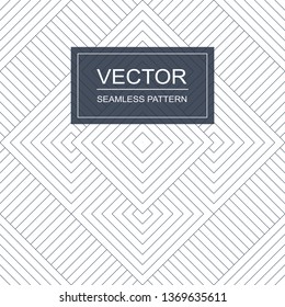 Vector seamless background.Modern stylish geometric texture with blue lines.Abstract pattern.