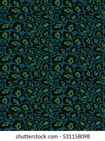 Vector seamless background.Repeating leopard design.Fashionable animal print
