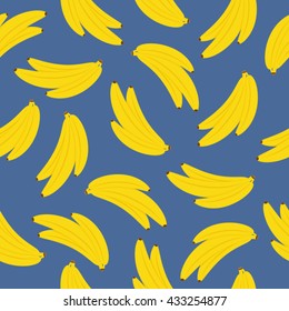 Vector seamless banana pattern