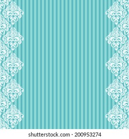 Vector seamless baroque damask luxury background