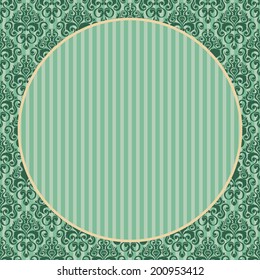 Vector seamless baroque damask luxury background