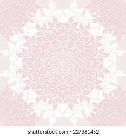 Vector seamless baroque damask luxury background