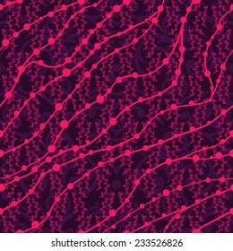 Vector seamless baroque damask luxury background