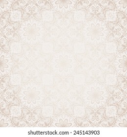 Vector seamless baroque damask luxury background