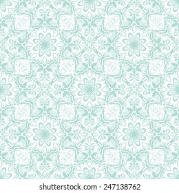 Vector seamless baroque damask luxury background