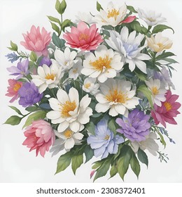 vector sin inconvenientes hermoso patrón artístico de flor, verano primavera, brillante, elegante impresión de fondo floral