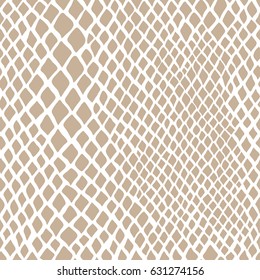 vector seamless beige pattern of snake. EPS