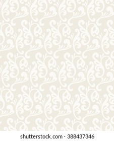 vector seamless beige russian style pattern