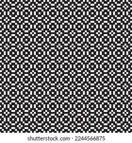 Vektornahtloses abstraktes, abstraktes geometrisches Muster mit Quadraten und Rechtecken.