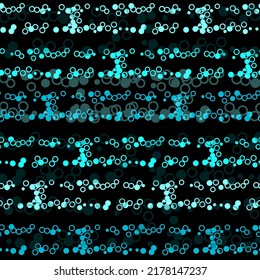 Vector seamless black pattern with red dot. Abstract dark colorful seamless pattern.