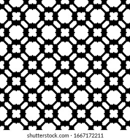 vector seamless black and white geometric pattern on a transparent background