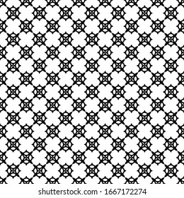 vector seamless black and white geometric pattern on a transparent background