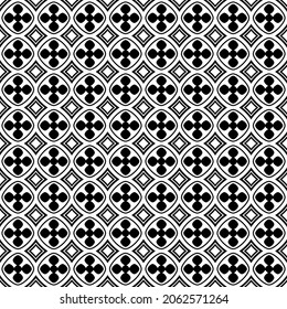 Vektornahtloses geometrisches Muster aus Schwarz und Weiß.