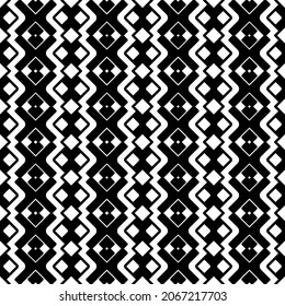 Patrón geométrico blanco y negro sin fisuras del vector.