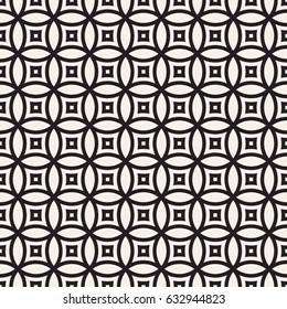 Seamless Geometric Pattern Geometric Reticulate Grid Stock Vector ...