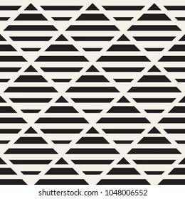 Vector seamless black and white halftone lines grid pattern. Abstract geometric retro background design.