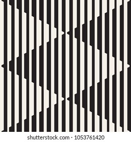 Vector seamless black and white halftone lines grid pattern. Abstract geometric retro background design.
