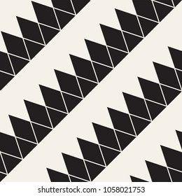 Vector seamless black and white halftone lines grid pattern. Abstract geometric retro background design.