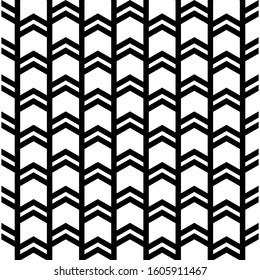 Vector Seamless Black and White Lace Floral Pattern. Abstract Geometric Background Design