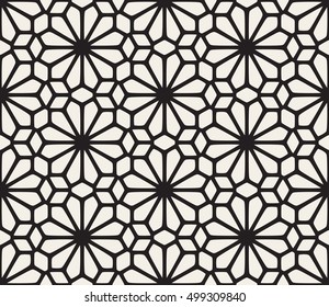Patrón floral de encaje blanco y negro sin inconvenientes. Diseño de fondo geométrico abstracto