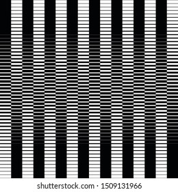 Vector seamless black and white lines pattern abstract background