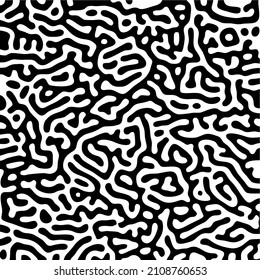 A vector of seamless black and white maze patterns