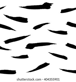 Vector seamless black and white pattern hand drawn ink for wallpaper, fabric, textile and others