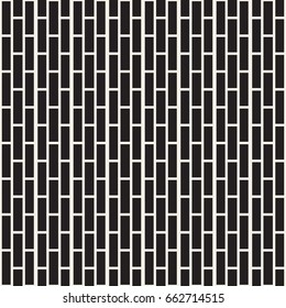 Vector seamless black and white trendy pattern. Modern stylish repeating texture. Repeating geometric lattice