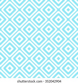 Vector Seamless Blue Rounded Rectangle Pattern. Endless Texture Black And White.
Abstract Geometric Ornament Background.