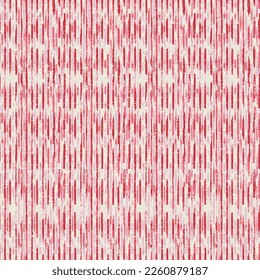 Vector seamless bold pattern with wide brushstrokes and thin stripes hand painted in bright colors on red background.