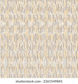 Vector seamless bold pattern with wide brushstrokes and thin stripes hand painted in bright colors on yellow background.