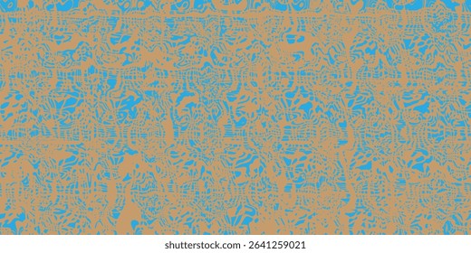 Vector Seamless Border with Flowing Salted Caramel. Abstract Sweet Texture. Creative Food Background for Packaging Design and Advertisement. eps 10