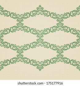 Vector seamless border in Victorian style. Element for design. Ornament  endless pattern. It can be used for decorating of wedding invitations, greeting cards, decoration for bags and clothes.