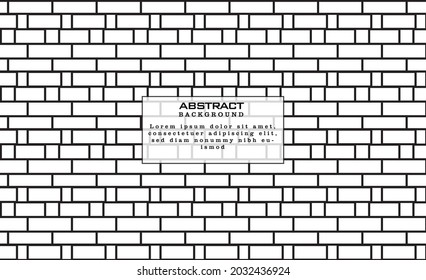 Vector seamless brick wall background. Collection of realistic black and white color brick textures. modern vector illustration.