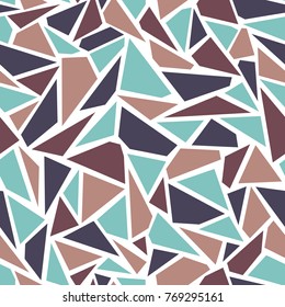 Vector seamless - broken glass (triangles) pattern