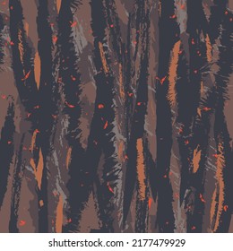 Vector seamless camo tiger stripe army fatigue pattern design