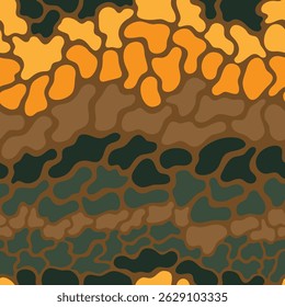 vector seamless camouflage design, vector camo print
