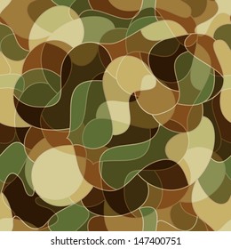 vector of seamless camouflage pattern