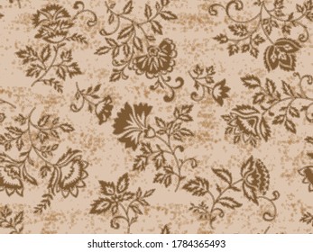 textura de flor de lienzo sin costura vectorial para papel de pared, mica solar, cerámica, papel de regalo de caja de embalaje de muebles, etc.