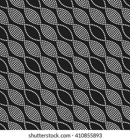 Vector Seamless Chain pattern. Circle pattern. Abstract Black and White Background. Dotted background. Ethnic Pattern. Textile background. Dots. Geometric Pattern. Vector Regular Texture