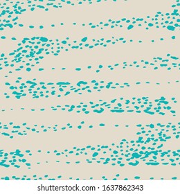 Vector seamless check pattern. Allover pattern. Ink grunge grid. Hand drawn seamless check pattern. Graphic background with ethnic tartan. Seamless check pattern background. Turquoise and White