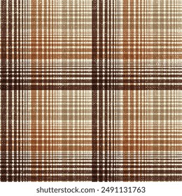 Vector seamless check texture. Modern geometric brown theme colored background.Gradient effect texture background patterns