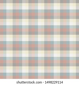 Vector seamless checkered pattern in bed tones.