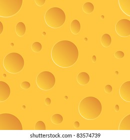 vector seamless cheese for your design